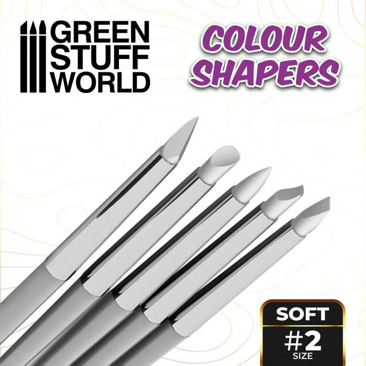 Clay Shapers - Color Shapers SIZE 2 - White Soft (Green Stuff World)