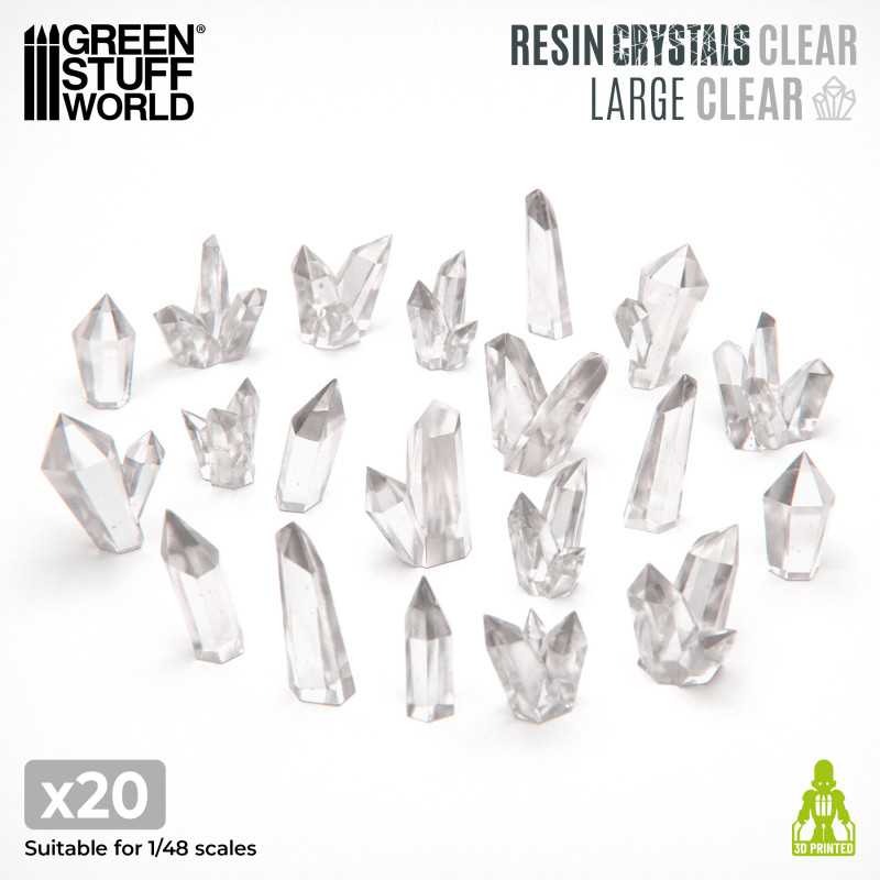 Clear Resin Crystals - Large (Green Stuff World)