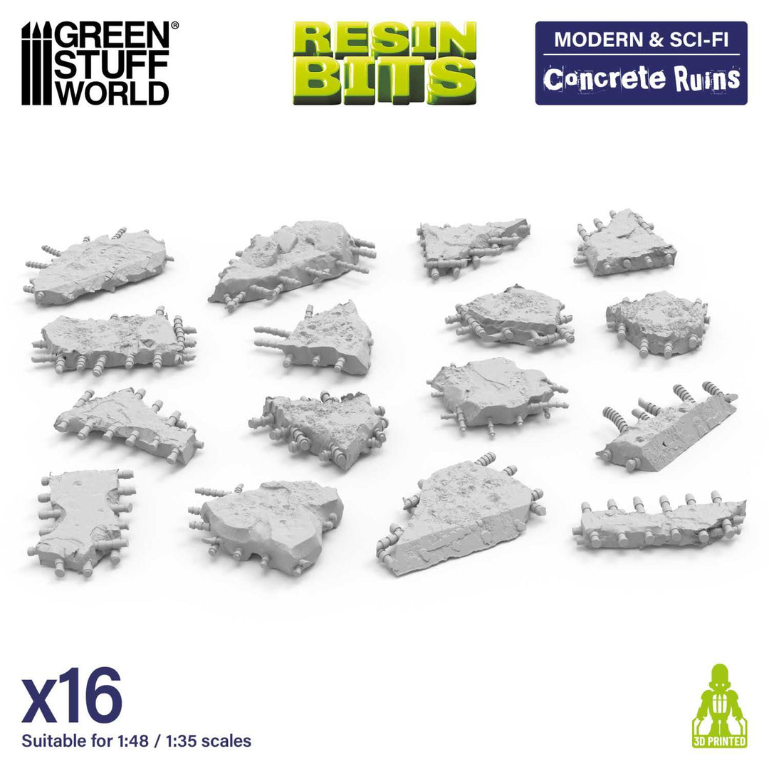 Concrete Ruins 1:48-1:35 (Green Stuff World)