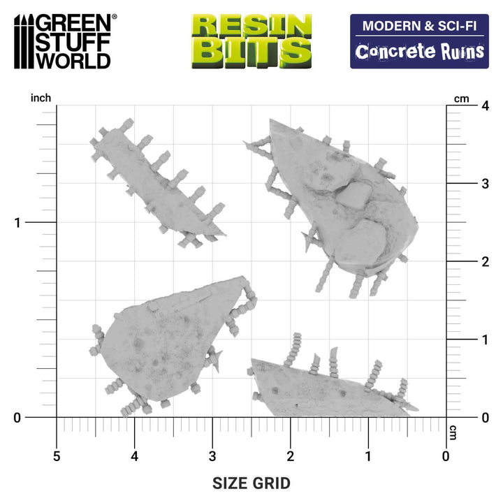 Concrete Ruins 1:48-1:35 (Green Stuff World)