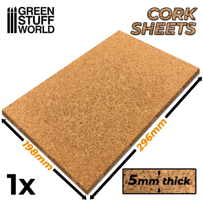 Cork Sheet in 5mm (Green Stuff World)