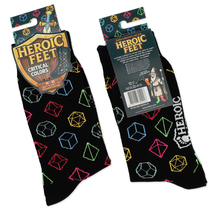 Heroic Feet: Critical Colors Socks