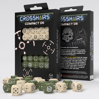 Crosshairs Compact D6: Beige&Olive (Q-Workshop) (STCA03)