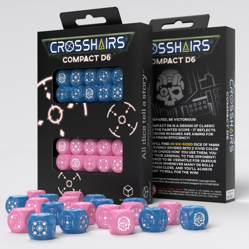 Crosshairs Compact D6: Blue&Pink (Q-Workshop) (STCA02)