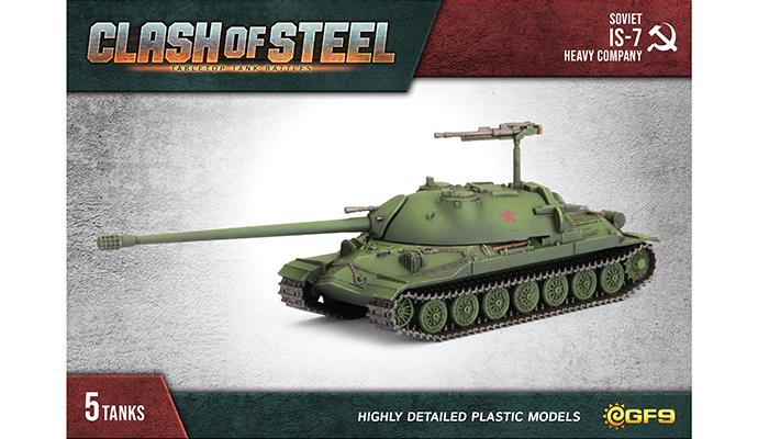 Clash of Steel: IS-7 Heavy Tank Company (x5 Plastic) (CSS07)