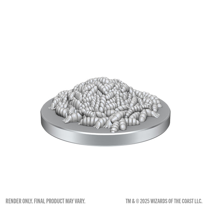 Dungeons & Dragons - Nolzur's Marvelous Miniatures: Swarm of Rot Grubs & Rot Grub Victim
