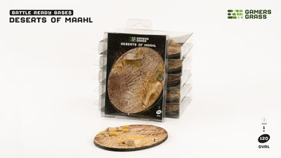 GamersGrass Deserts of Maahl Bases, Oval 120mm (x1)