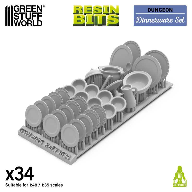Dinnerware 1:48-1:35 (Green Stuff World)