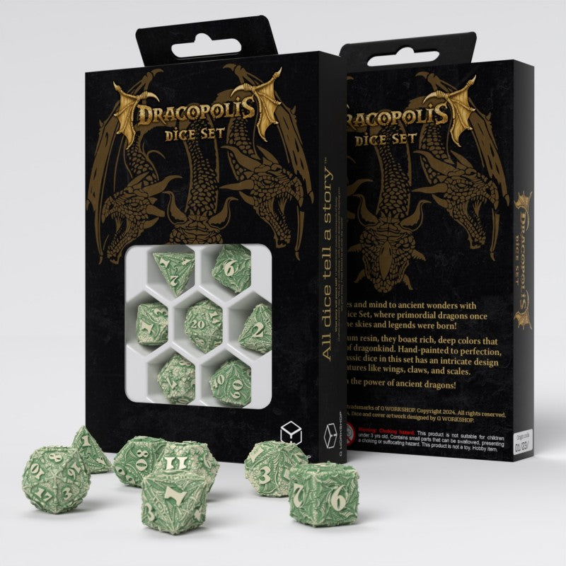 Dracopolis Dice Set - The Andean Longneck (Q-Workshop) (SDCP03)