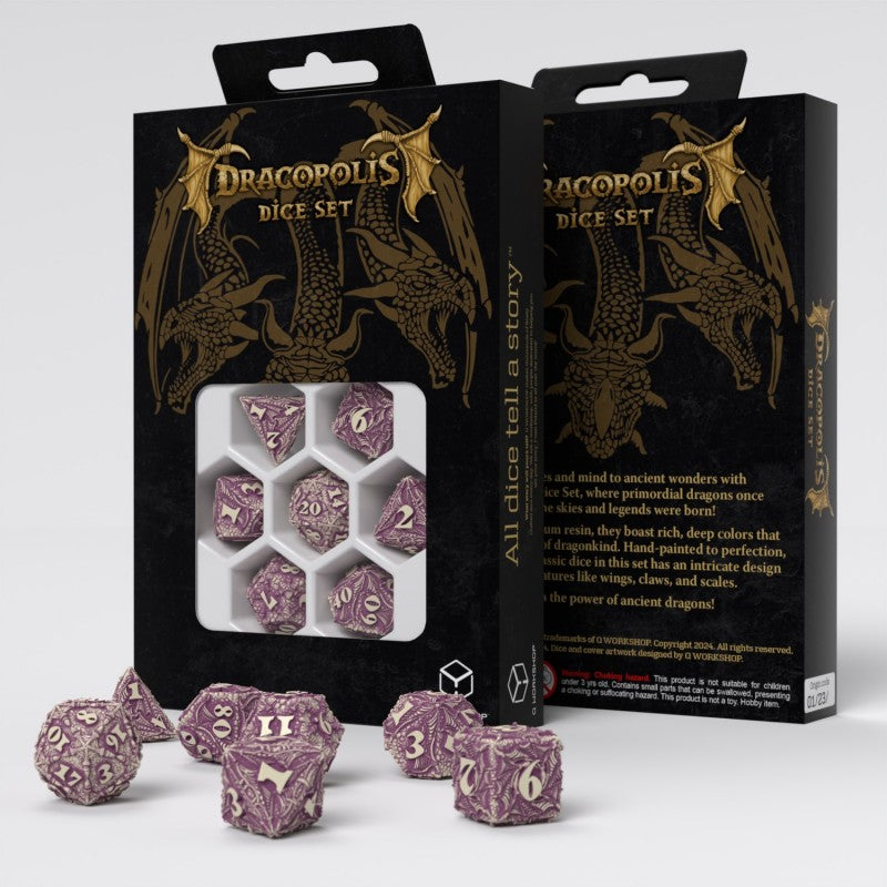 Dracopolis Dice Set - The Yucatan Featherwing (Q-Workshop) (SDCP02)