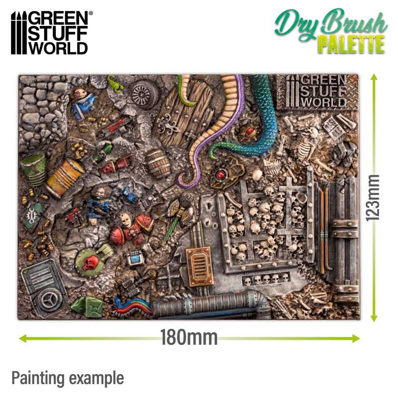 Drybrush texture palette (Green Stuff World)