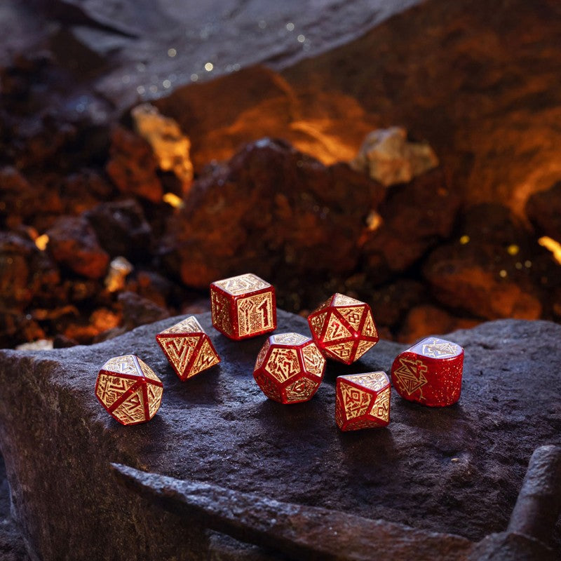 Dwarven Dice Set: Jewels (Q-Workshop) (RDWA09)