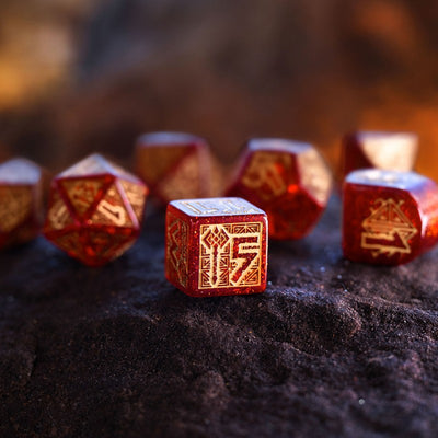 Dwarven Dice Set: Jewels (Q-Workshop) (RDWA09)