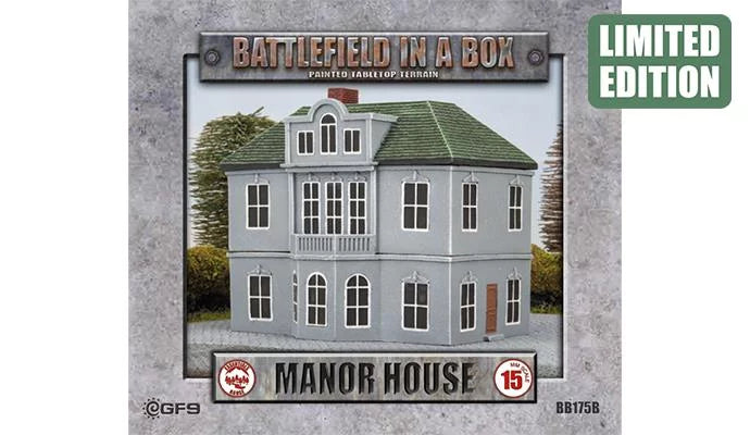 Battlefield in a Box: European Manor House (Grey/Green - Limited Edition) (BB175B)