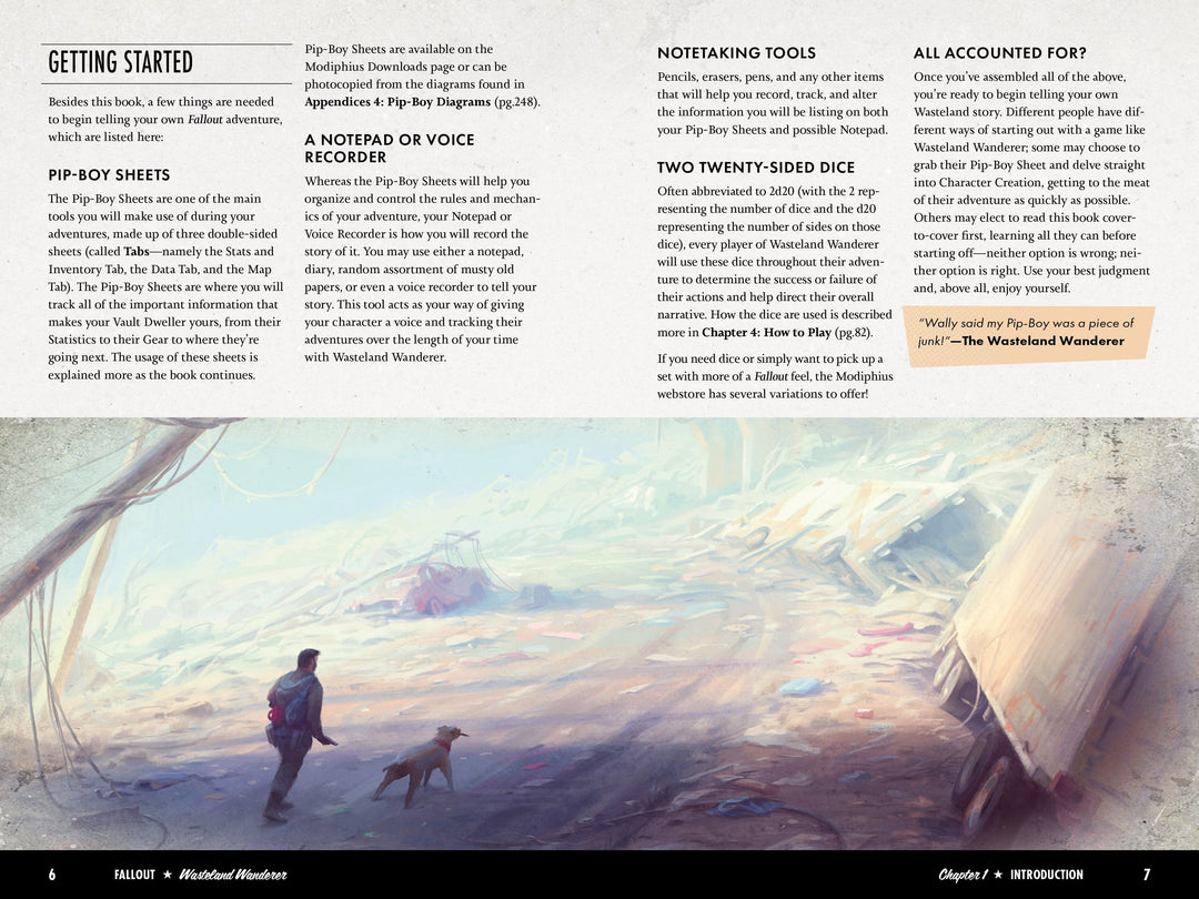 Fallout: Wasteland Wanderer - A Solo Roleplaying Game