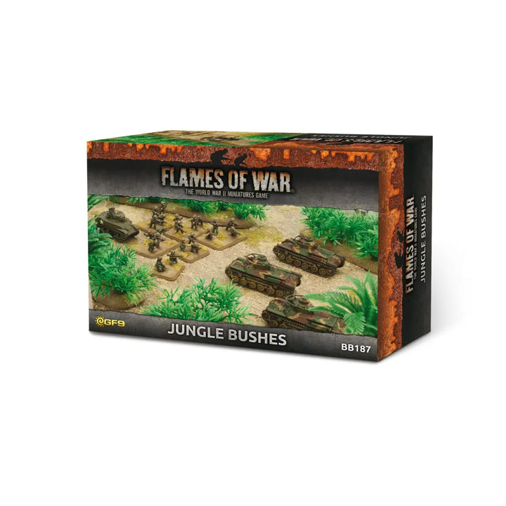 Flames of War: Jungle Bushes (x4) (BB187)