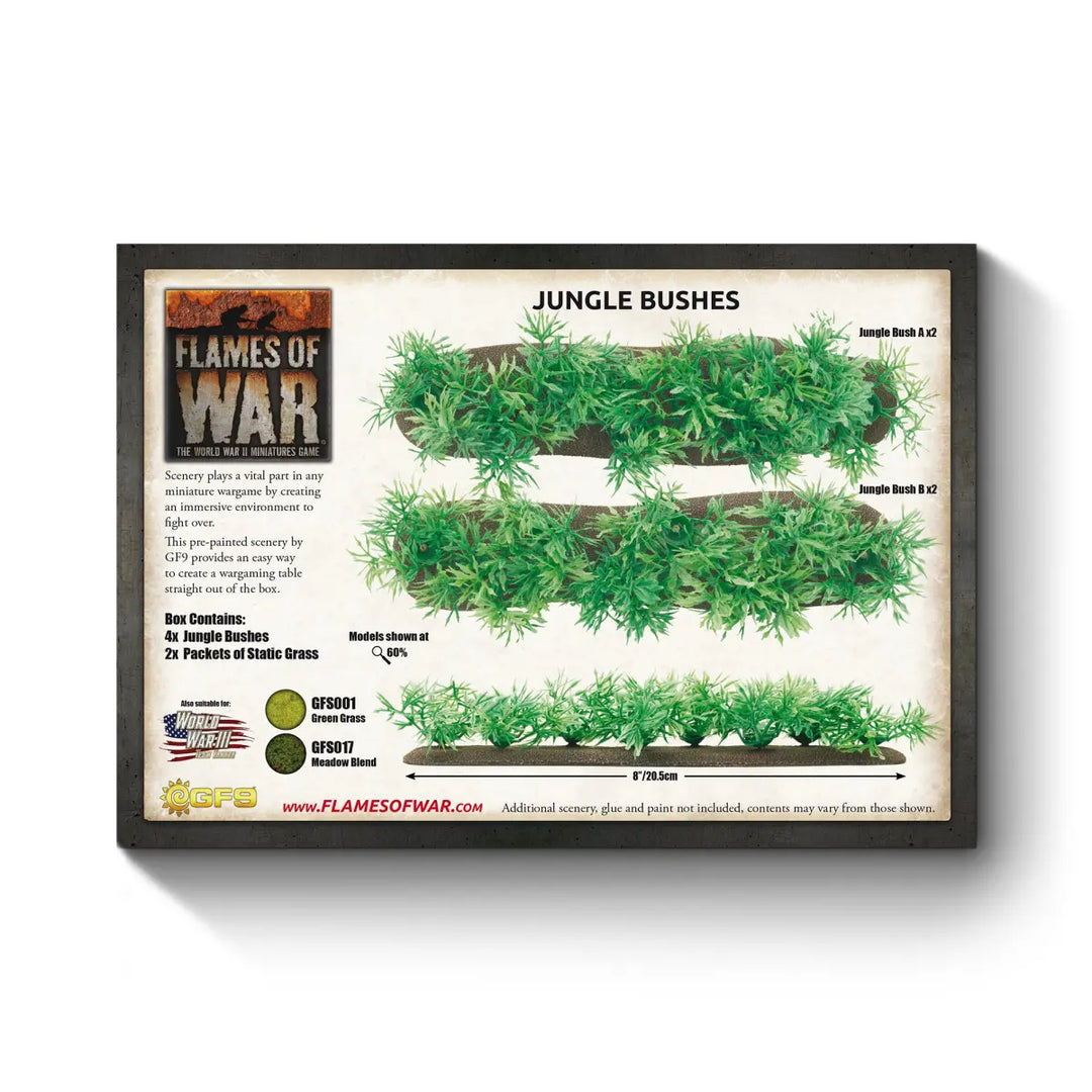 Flames of War: Jungle Bushes (x4) (BB187)