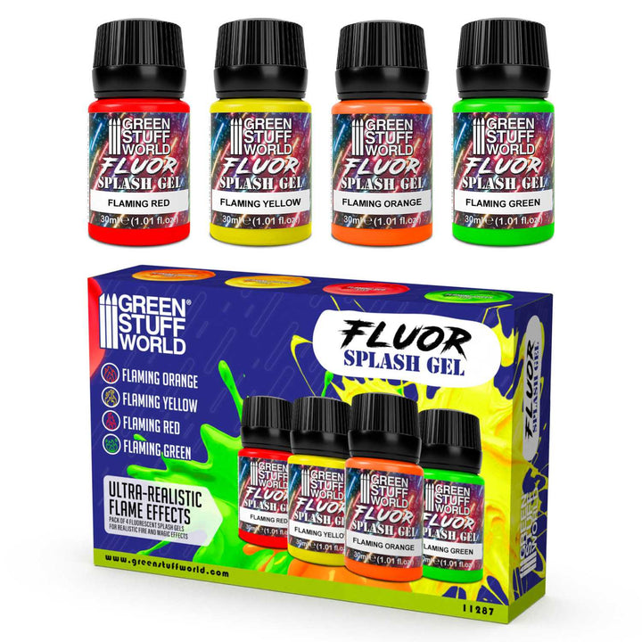 Flaming Splash Gel Set 30 ml (Green Stuff World)