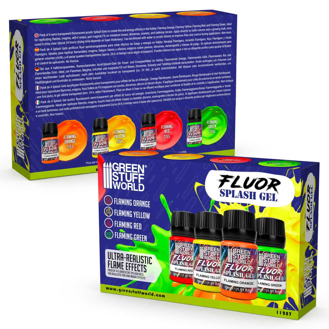 Flaming Splash Gel Set 30 ml (Green Stuff World)