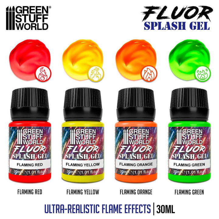 Flaming Splash Gel Set 30 ml (Green Stuff World)
