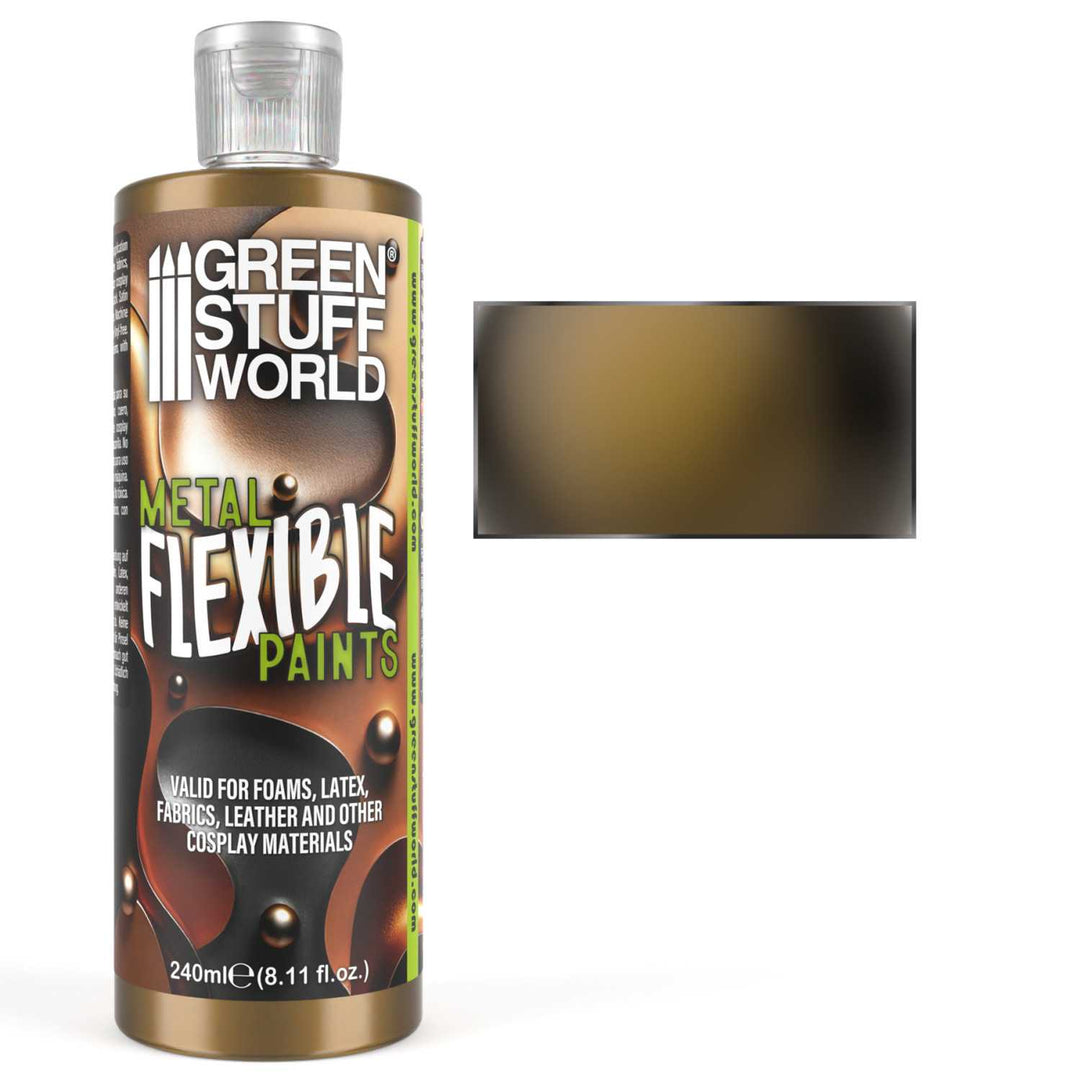 Flexible Metallic Bronze Paint 240ml (Green Stuff World)