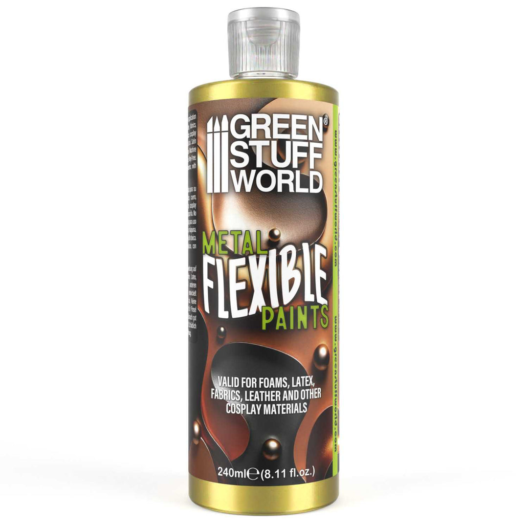 Flexible Metallic Gold Paint 240ml (Green Stuff World)