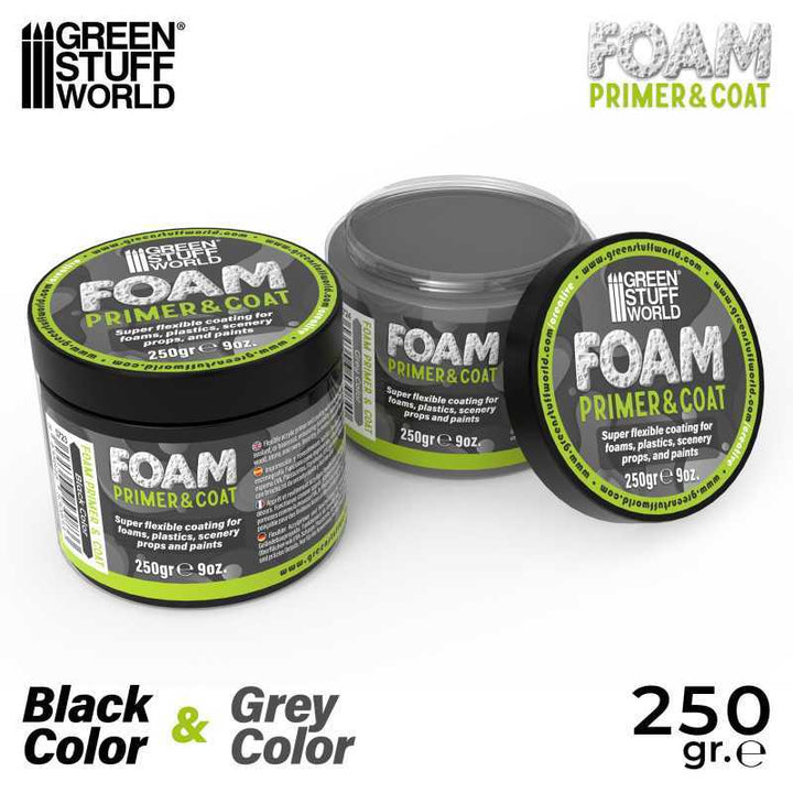 Foam Primer and Coat - Black 250gr (Green Stuff World)