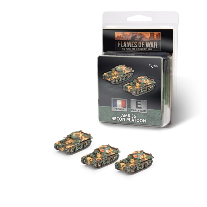Flames of War: Renault AMR 35 Recon Platoon (FR012)