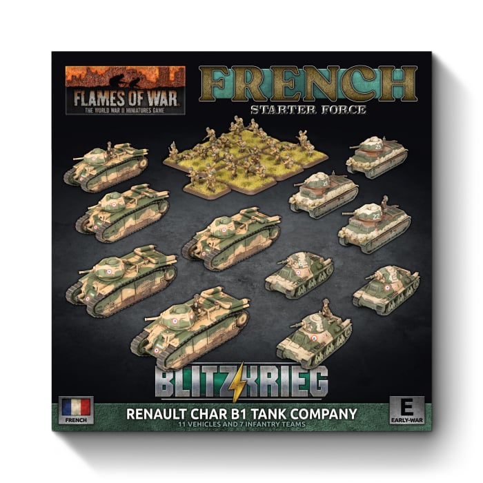 Flames of War: French Char B1 bis Combat Company (FRAB03)