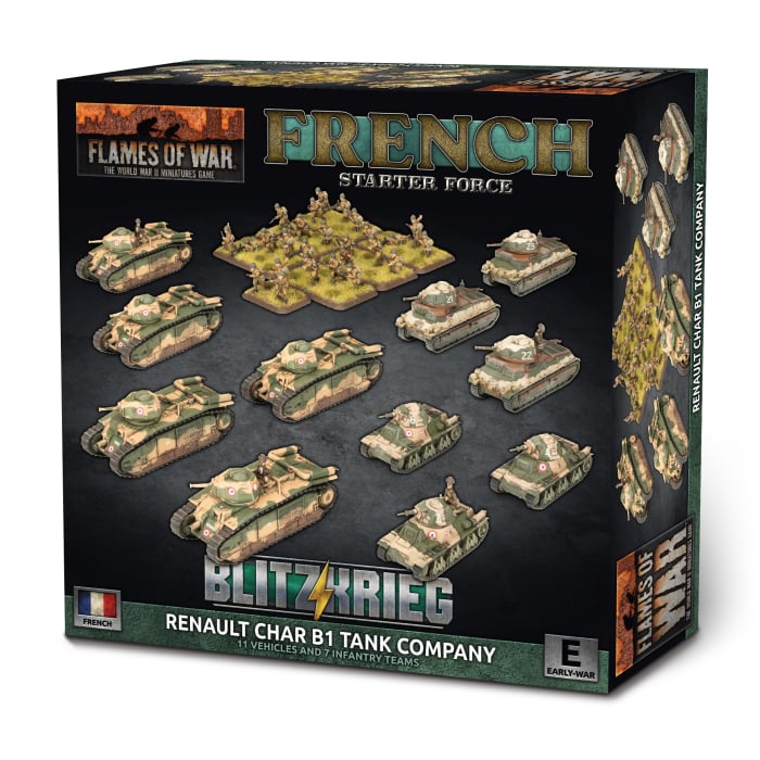 Flames of War: French Char B1 bis Combat Company (FRAB03)