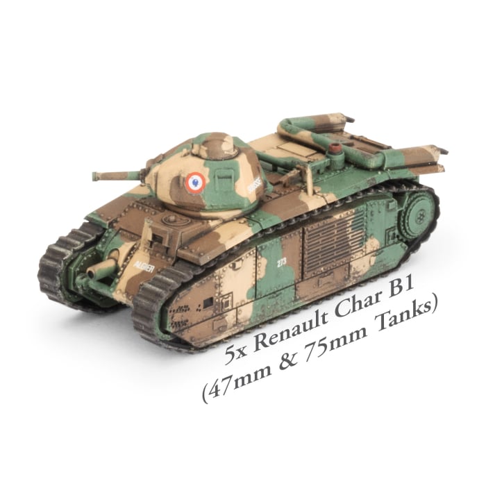 Flames of War: French Char B1 bis Combat Company (FRAB03)