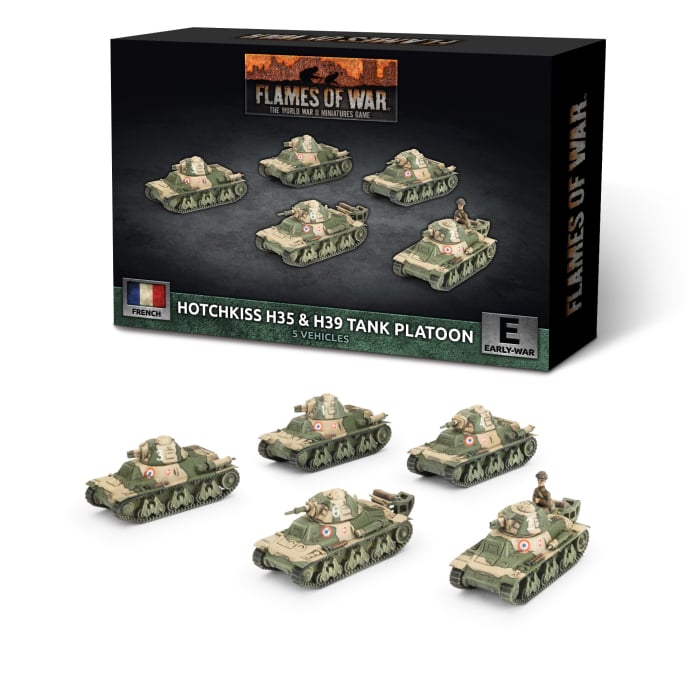 Flames of War: Hotchkiss H35 & H39 Tank Platoon (FRX09)