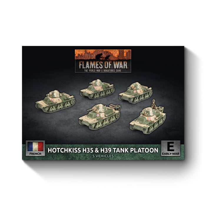 Flames of War: Hotchkiss H35 & H39 Tank Platoon (FRX09)