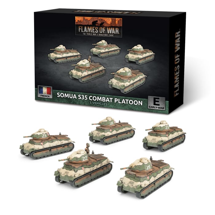 Flames of War: Somua S35 Tank Platoon (FRX10)