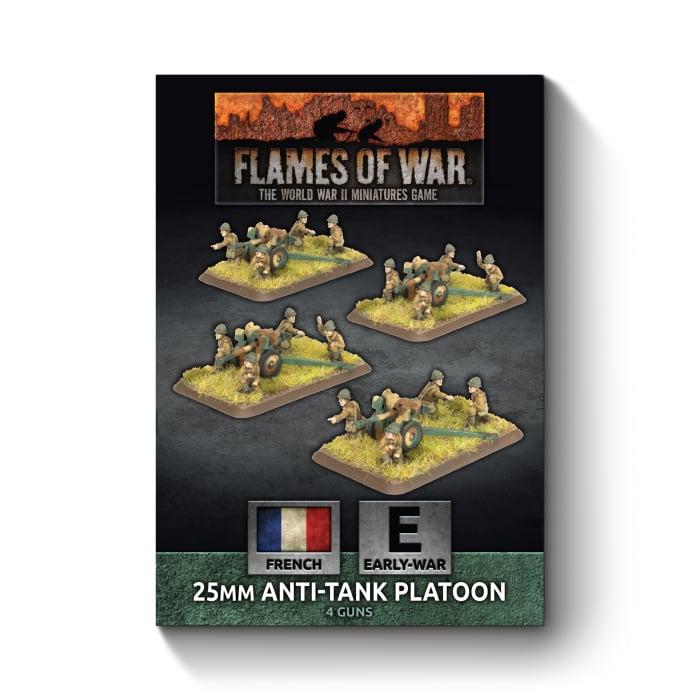 Flames of War: Hotchkiss 25mm Anti-tank Platoon (FRX14)