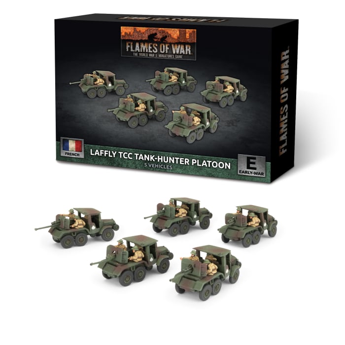 Flames of War: Laffly W15 TCC SP Anti-tank Platoon (FRX19)