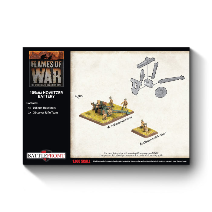 Flames of War: 105mm Howitzer Battery (FRX20)