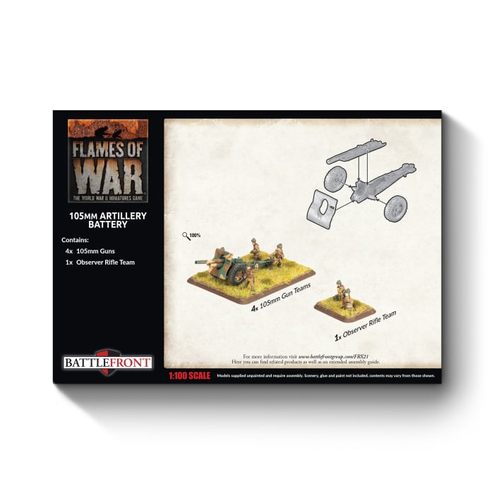 Flames of War: 105mm Artillery Battery (FRX21)