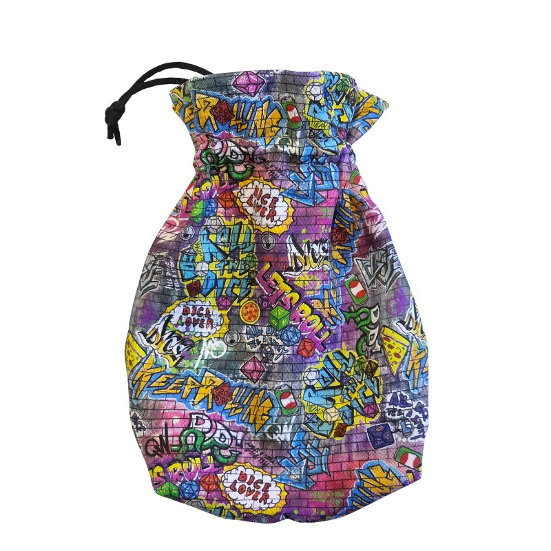 Full Art Dice Pouch: Graffiti (Q-Workshop) (BWSPGRAF201)