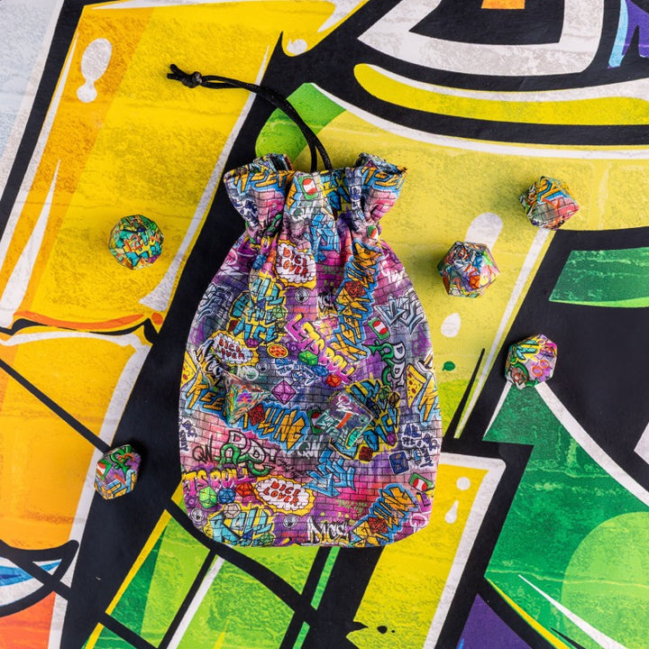 Full Art Dice Pouch: Graffiti (Q-Workshop) (BWSPGRAF201)