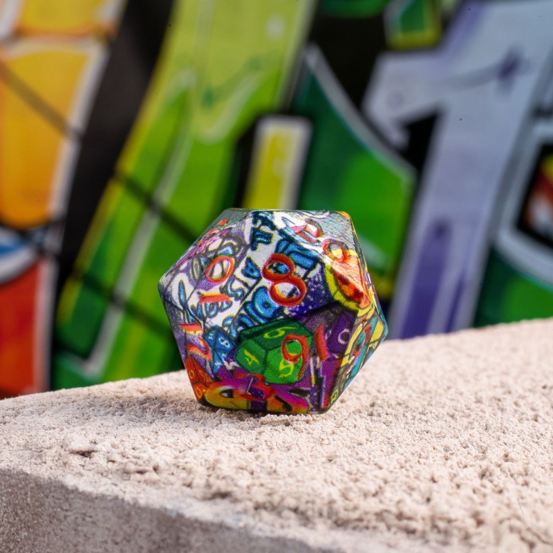 Full Art Dice Set: Graffiti (Q-Workshop) (SWSPGRAF)