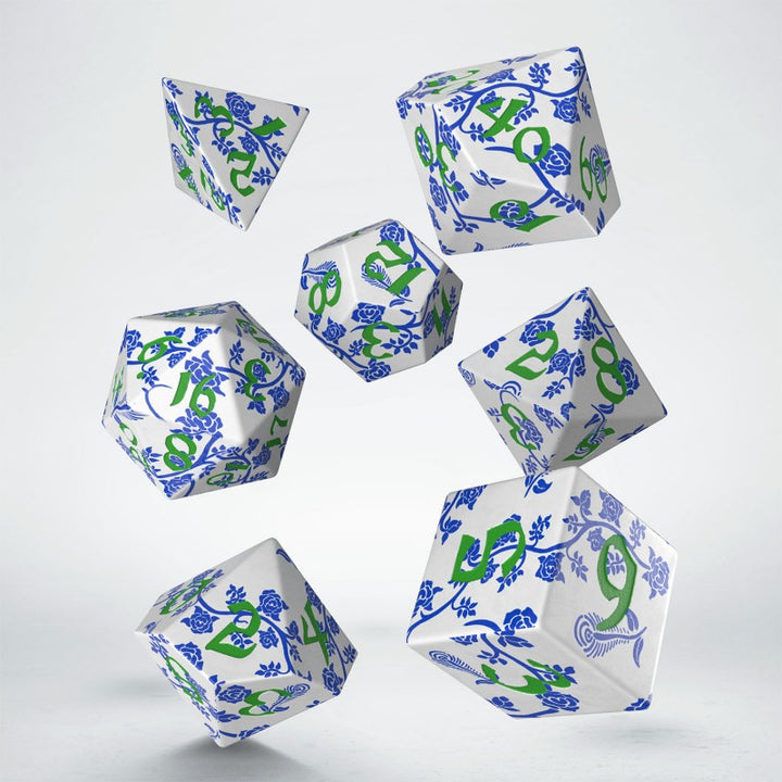Full Art Dice Set: Porcelain (Q-Workshop) (SWSPPORC)