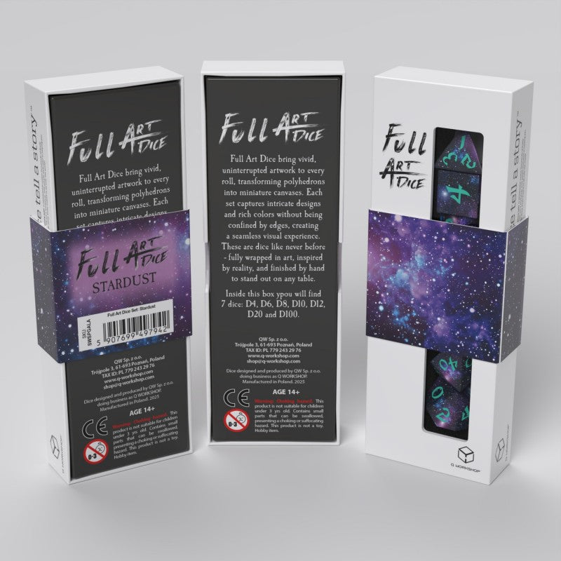 Full Art Dice Set: Stardust (Q-Workshop) (SWSPGALA)