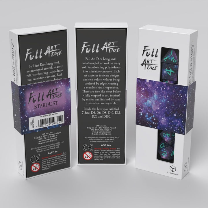 Full Art Dice Set: Stardust (Q-Workshop) (SWSPGALA)