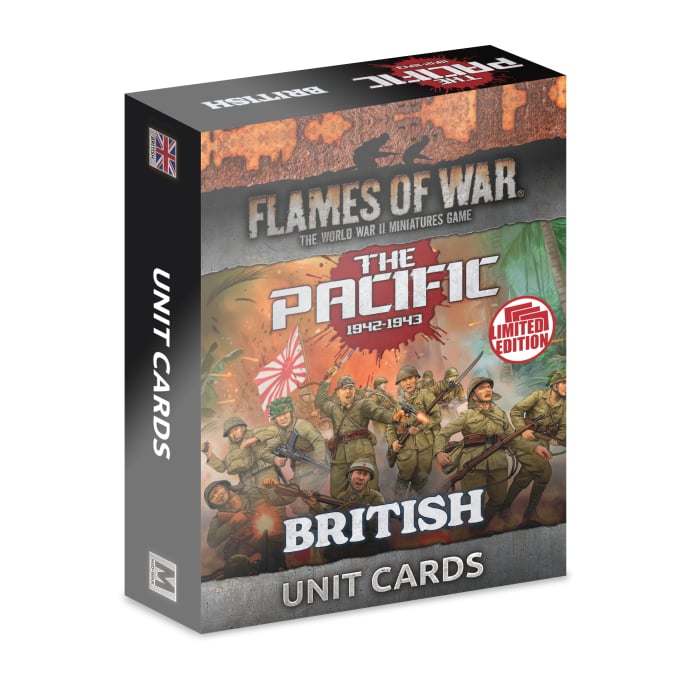 Flames of War: The Pacific - British, Australian & Indian Unit Cards (FW258BU)