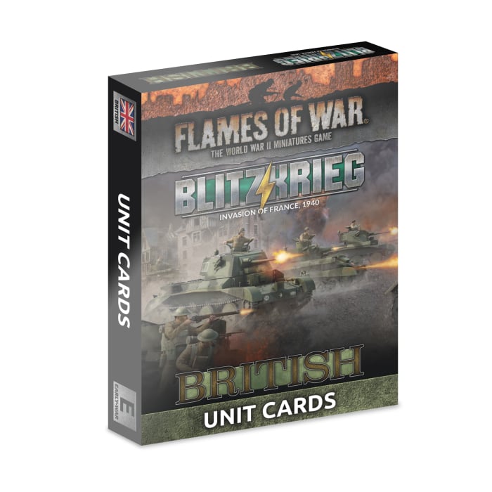 Flames of War: Blitzkrieg British Unit Cards - Limited Edition (FW281BU)