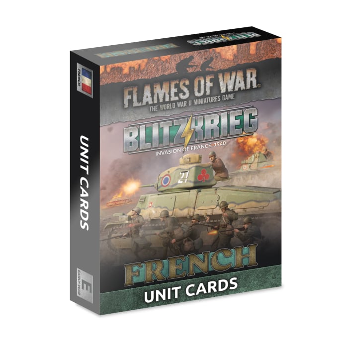 Flames of War: Blitzkrieg French Unit Cards (FW281FU)