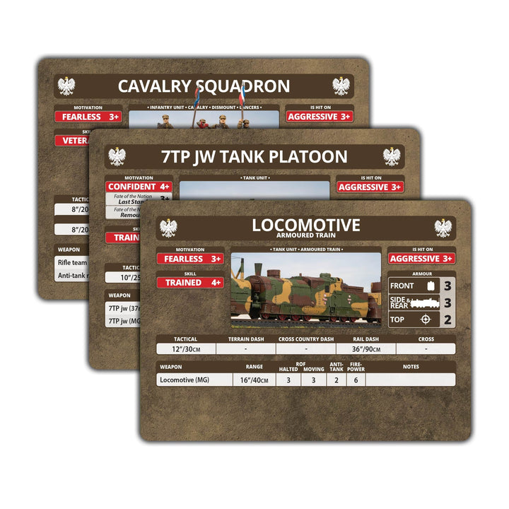 Flames of War: Barbarossa: Polish Unit Card Pack (Limited Edition) (FW282PU)