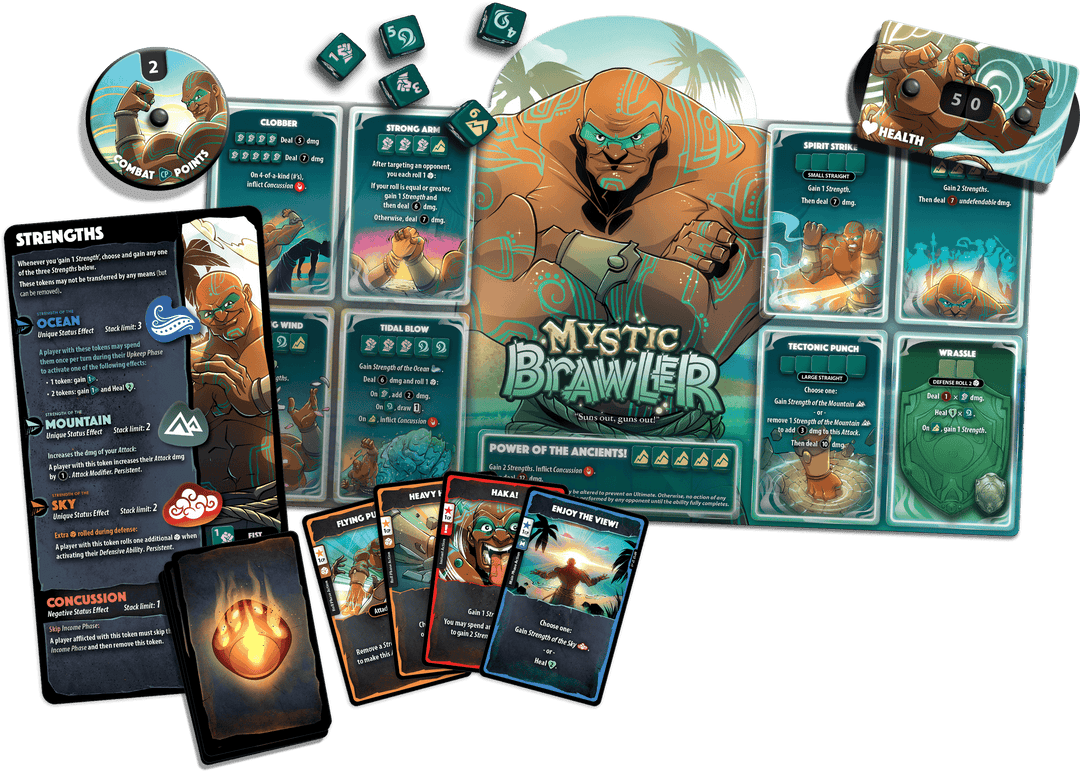 Dice Throne: Mystic Brawler Hero Pack