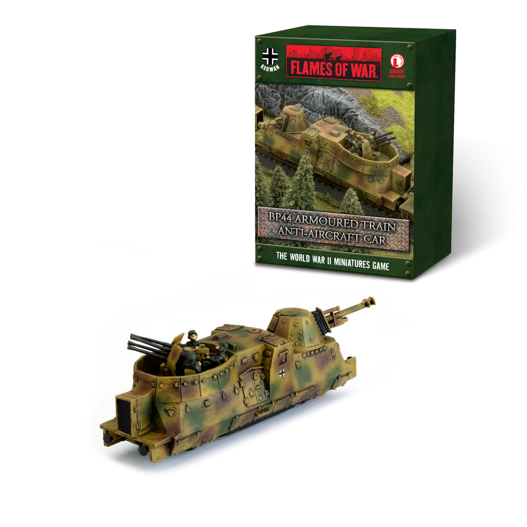 Flames of War: BP44 Armoured Train Anti-aircraft Car (GBX65)
